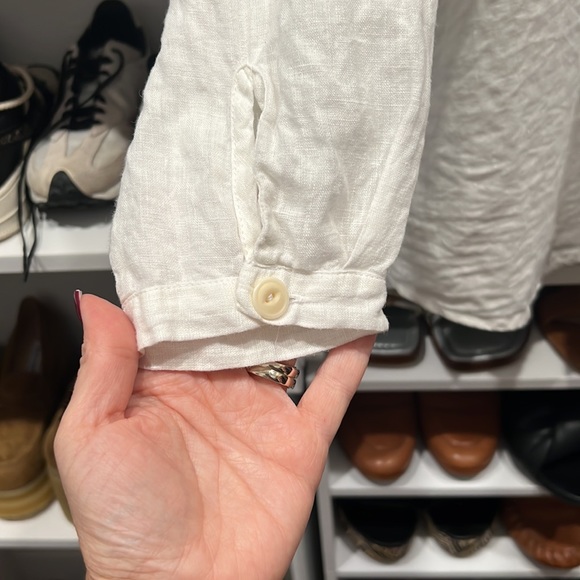 FLAX linen button down - Picture 4 of 6